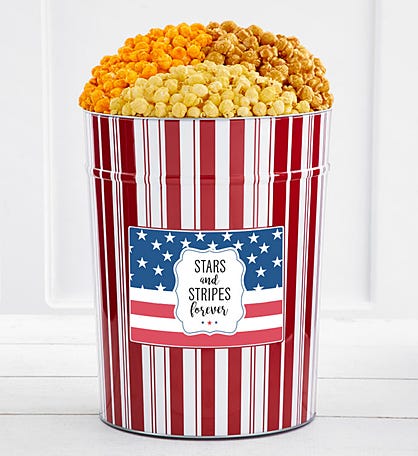 Tins With Pop® 4 Gallon Stars & Stripes Forever